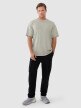 Męski tshirt oversize 4F 4FWSS25TTSHM1961 - oliwkowy