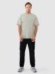 Męski tshirt oversize 4F 4FWSS25TTSHM1961 - oliwkowy