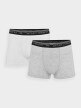 Męskie bokserki (2-pack) 4F 4FWMM00UBXSM051 - białe