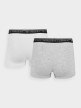 Męskie bokserki (2-pack) 4F 4FWMM00UBXSM051 - białe