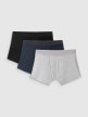 mini: Męskie bokserki (3-pack) 4F 4FRSS26UBXSM103 - multikolor (1)