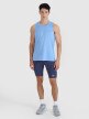 Męskie legginsy do biegania 4F 4FWSS25TFSTM025 - granatowe
