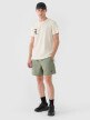 Męskie spodenki casual 4F 4FRSS24TSHOM663 - oliwkowe
