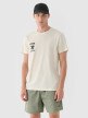 Męskie spodenki casual 4F 4FRSS24TSHOM663 - oliwkowe