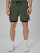 mini: Męskie spodenki treningowe 4F 4FWSS26TFSHM1259 - khaki (2)