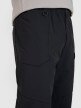 Męskie spodnie casual 4F 4FWSS25TTROM0998 - czarne