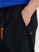 Męskie spodnie casual 4F 4FWSS25TTROM1001 - czarne
