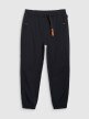 Męskie spodnie casual 4F 4FWSS25TTROM1001 - czarne