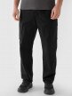 Męskie spodnie casual cargo 4F x RL RL9SAW24TTROM1215 - czarne 