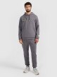 mini: Męskie spodnie dresowe joggery 4F 4FRAW25TTROM1610 - szare (1)