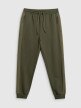 mini: Męskie spodnie dresowe joggery 4F 4FWSS26TTROM1442 - khaki (6)
