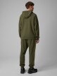 mini: Męskie spodnie dresowe joggery 4F 4FWSS26TTROM1442 - khaki (5)