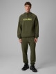 mini: Męskie spodnie dresowe joggery 4F 4FWSS26TTROM1442 - khaki (4)
