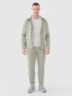 Męskie spodnie treningowe 4F 4FWSS25TFTRM0836 - khaki