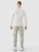 Męskie spodnie treningowe 4F 4FWSS25TFTRM0836 - khaki