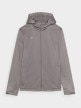 Męski softshell wiatroodporny z kapturem 4F NOSH4-SFM001B - szary