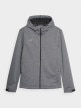 Męska kurtka wiatroodporna softshell 4F NOSH4-SFM001B - szara