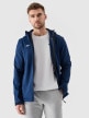 Męska kurtka wiatroodporna softshell 4F NOSH4-SFM001B - granatowa