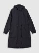 Damska parka przejściowa 4F 4FWSS25TTJAF718 - czarna
