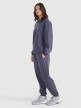 Spodnie dresowe joggery uniseks 4F 4FWSS25TTROU0997 - granatowe