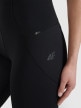 Damskie legginsy treningowe 4F x Anna Lewandowska 4FALSSS25TFTIF384 - czarne