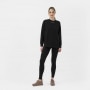 Damska bluza dresowa nierozpinana bez kaptura CALVIN KLEIN WOMEN 00GWS3W304 - czarna