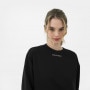 Damska bluza dresowa nierozpinana bez kaptura CALVIN KLEIN WOMEN 00GWS3W304 - czarna
