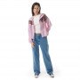 Damska kurtka przejściowa Columbia Women's Flash Challenger Cropped Windbreaker - różowa