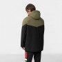 Męska kurtka parka przejściowa FILA TANVALD light padded parka - oliwkowa/khaki