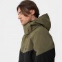 Męska kurtka parka przejściowa FILA TANVALD light padded parka - oliwkowa/khaki