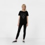 mini: Damski t-shirt z nadrukiem GUESS ADELE SS CN TEE - czarny (3)