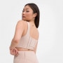 Damski top treningowy Guess Brigit Active Top - beżowy