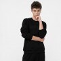 mini: Męska bluza dresowa nierozpinana bez kaptura GUESS ALDWIN CN SWEATSHIRT - czarna (2)