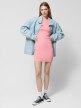 mini: Damska sukienka mini Outhorn OTHWSS24TDREF120 - różowa (2)