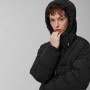 Damski płaszcz puchowy pikowany Outhorn OTHAW23TDJAF251 - czarny