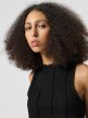 Damskie spodenki casual Outhorn OTHWSS24TSHOF386 - czarne