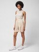 Damskie spodenki casual Outhorn OTHWSS24TSHOF396 - beżowe