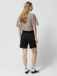 Damskie spodenki jeansowe Outhorn OTHWSS24TSHOF398 - czarne