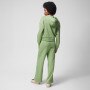 Damskie spodnie dresowe Outhorn OTHWSS24TTROF707 - zielone