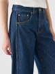 Damskie jeansy barrell  Outhorn OTHWAW24TJNSF013 - granatowe