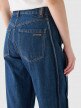 Damskie jeansy barrell  Outhorn OTHWAW24TJNSF013 - granatowe