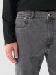 mini: Męskie jeansy slim Outhorn OTHWAW24TJNSM011 - szare (3)