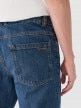 mini: Męskie jeansy straight Outhorn OTHWAW24TJNSM006 - granatowe (5)