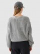 Damski sweter kardigan Outhorn OTHWAW24TSWEF132 - szary