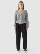 Damski sweter kardigan Outhorn OTHWAW24TSWEF132 - szary