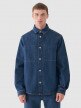 mini: Męska koszula jeansowa Outhorn OTHWAW24TSHIM074 - granatowa (6)