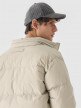 mini: Męska kurtka zimowa z wypełnieniem naturalnym Outhorn OTHWAW24TDJAM656 - beżowa (5)