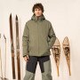 Męska kurtka narciarska OUTHORN OTHAW22TTJAM013 - oliwkowa/khaki