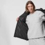 Męska kurtka puchowa pikowana Outhorn OTHAW23TDJAM261 - czarna
