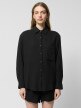 mini: Damska koszula muślinowa Outhorn OTHWSS24TSHIF061 - czarna (5)